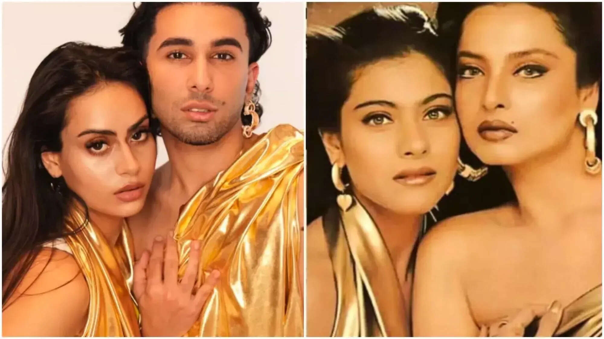 Nysa Devgan and Orry just gave a Gen Z twist to Kajol and Rekha’s ...