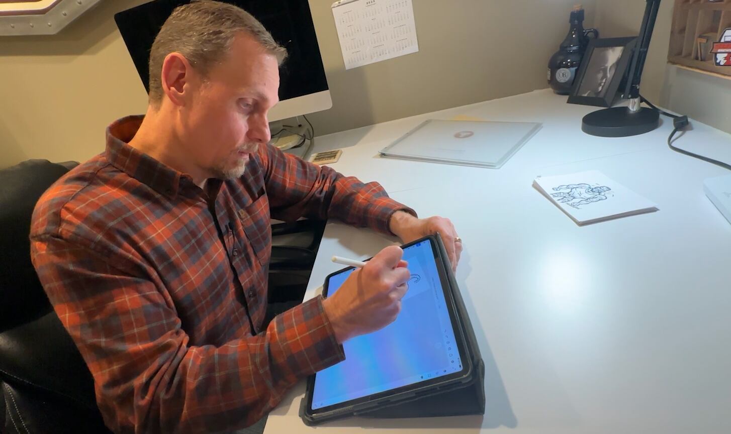 Bismarck man shares sketches for Inktober, hopes to inspire creativity