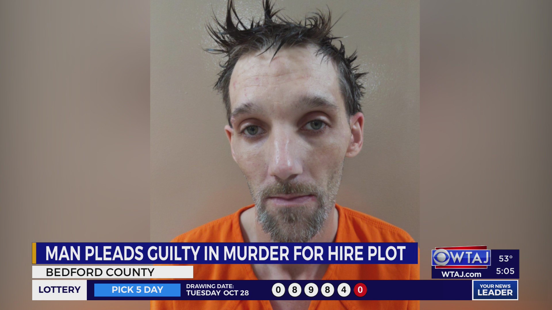 Man enters plea in Bedford County murder-for-hire case