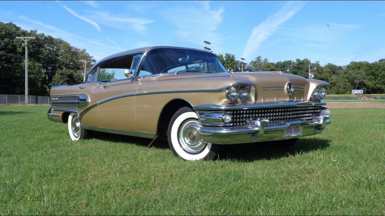Golden Behemoth: The ‘58 Roadmaster with Chrome for Days!