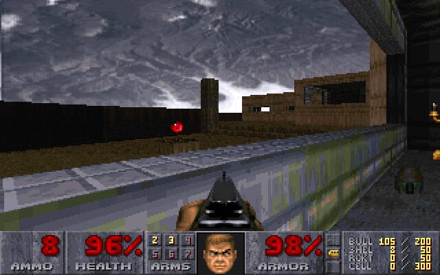 This is Doom, running headless, on Ubuntu Arm… on a satellite