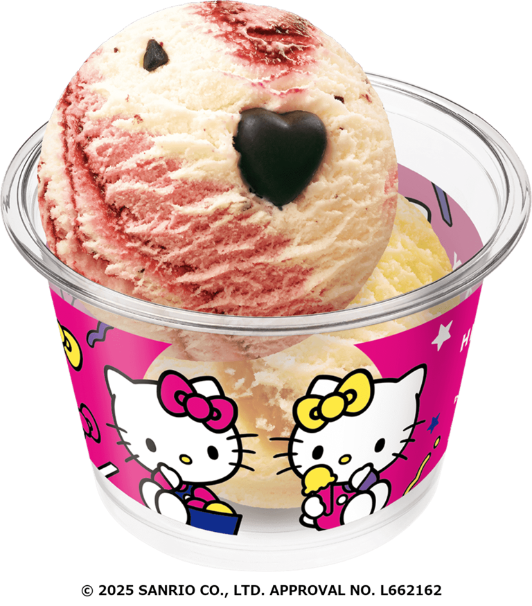 5.1万いいね超え！」ハローキティが「サーティワンのアイス」になった