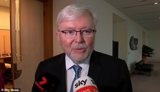 Kevin Rudd finally addresses THAT moment with Donald Trump during ...