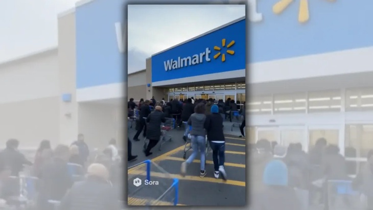 Video ghi lại cảnh bạo loạn và cướp bóc tại Walmart ở Mỹ là thật?