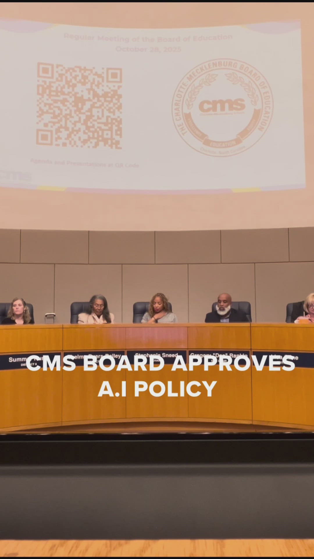 CMS Board of Education approves AI policy