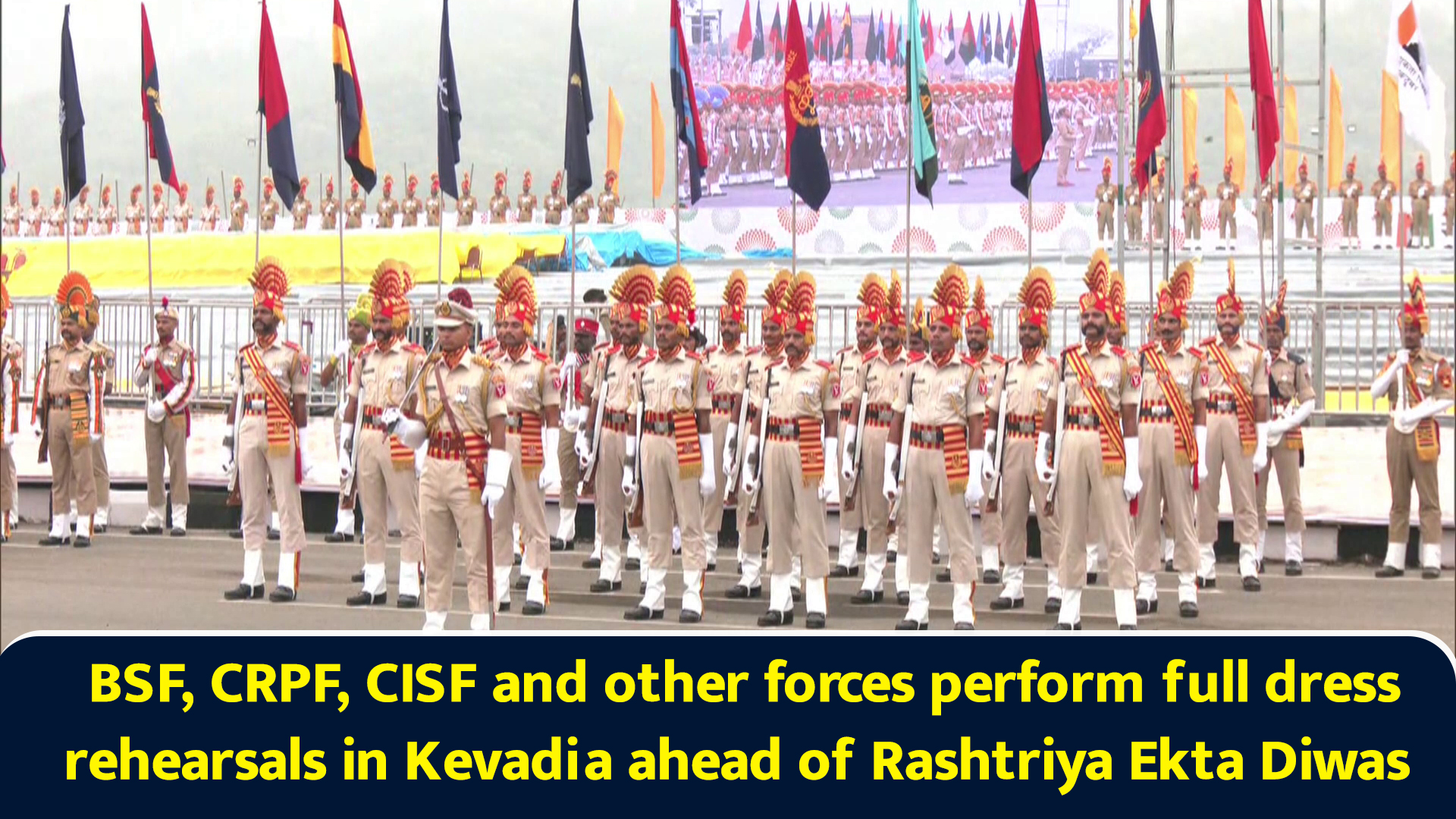 BSF, CRPF, CISF and other forces perform full dress rehearsals in ...