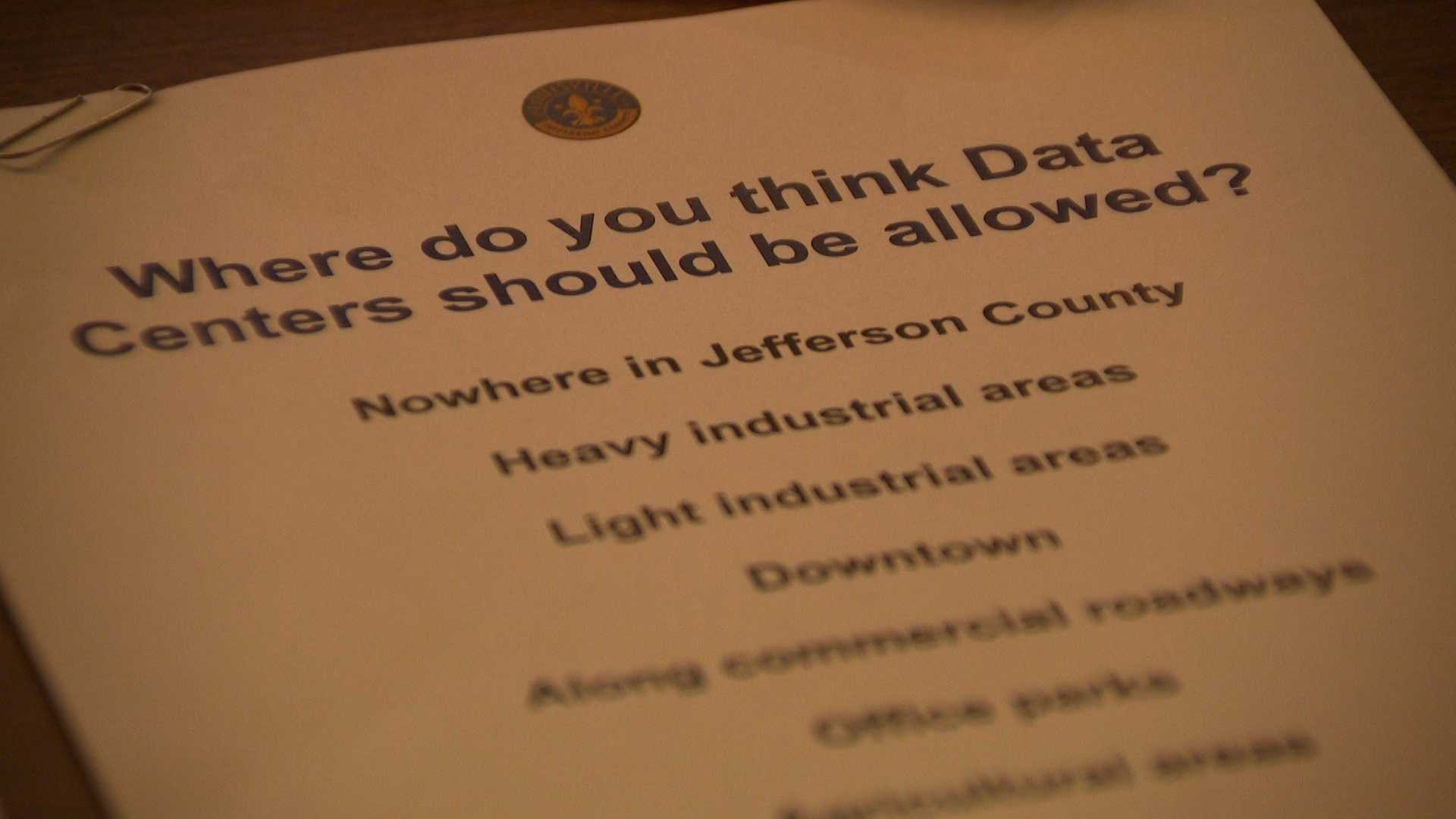 Louisville Metro Council seeking input on data center regulations