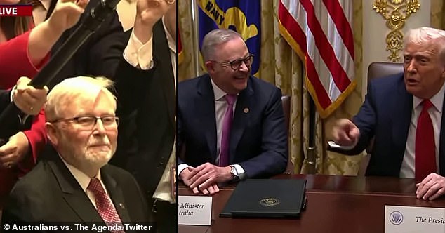 Kevin Rudd finally addresses THAT moment with Donald Trump during ...