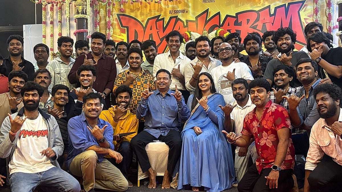VJ Siddhu's Dayangaram begins with a pooja ceremony