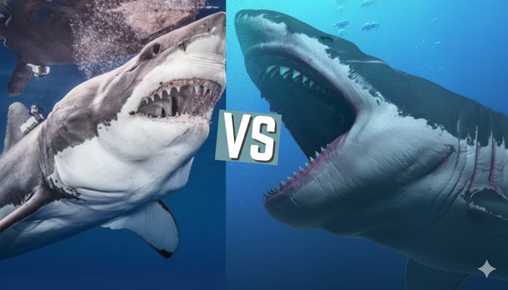 Megalodon vs Great White - who really ruled the oceans?