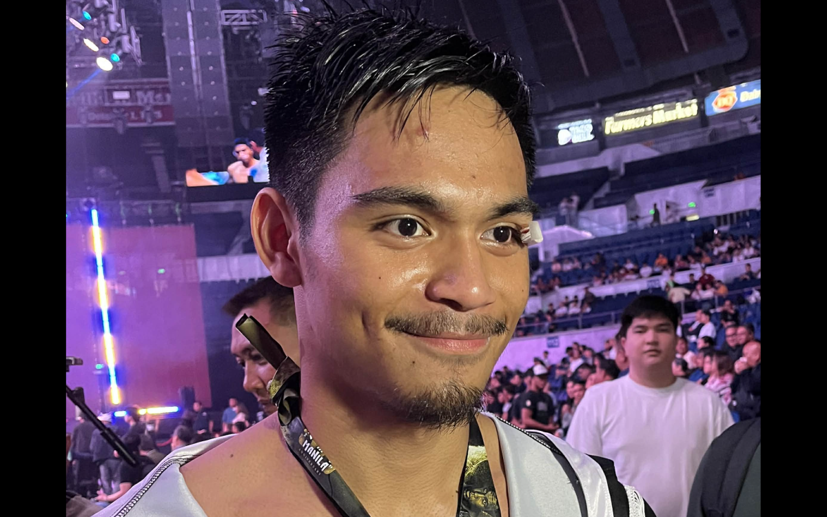 Manny Pacquiao's son Eman Bacosa wins in 'Thrilla in Manila 2' undercard