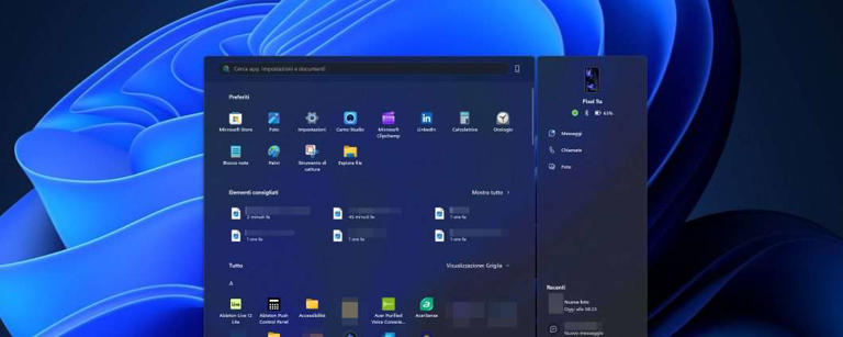 Il nuovo menu Start di Windows 11 è qui: lo abbiamo provato