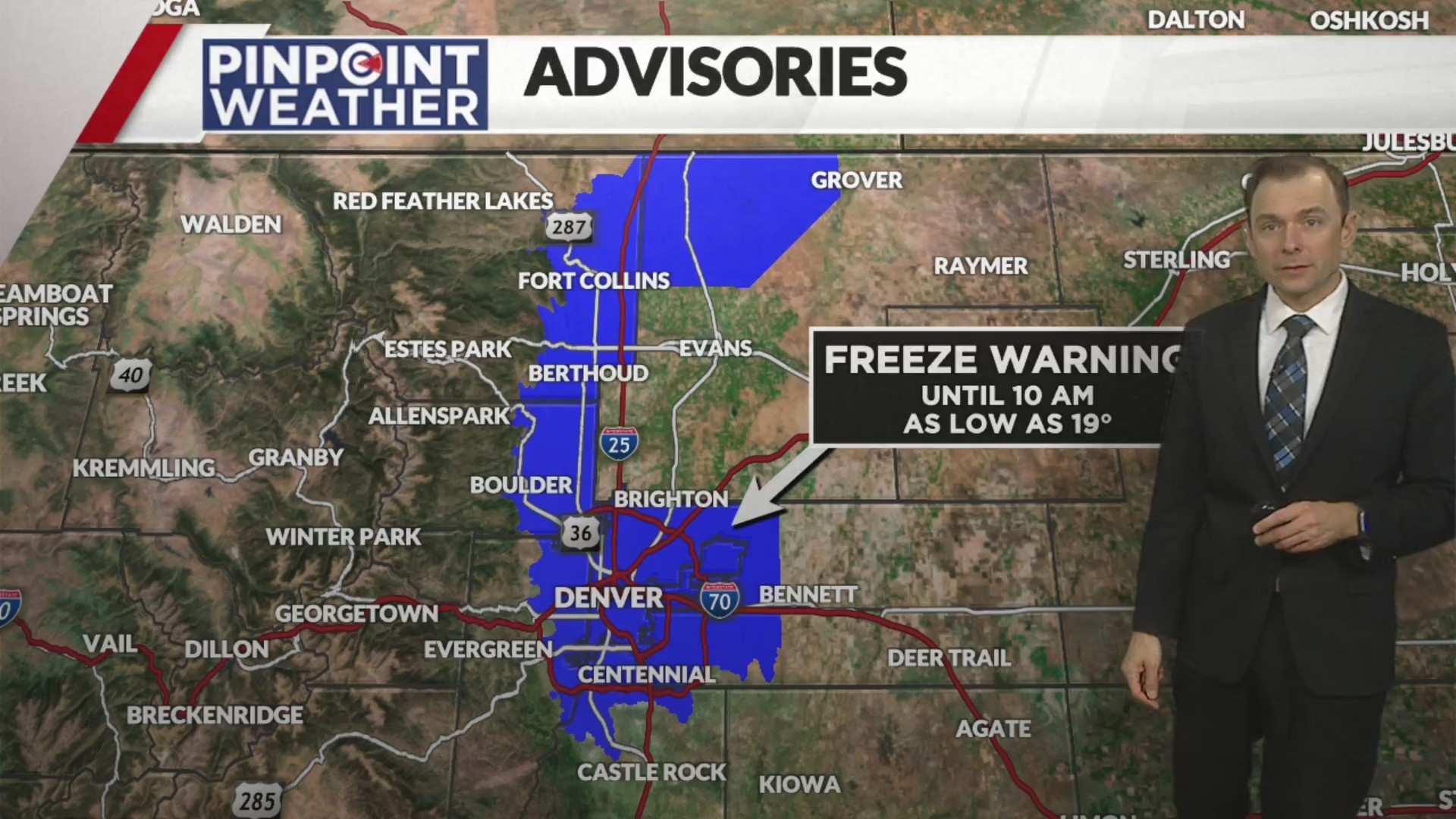 Denver weather: More sunshine and seasonal temperatures