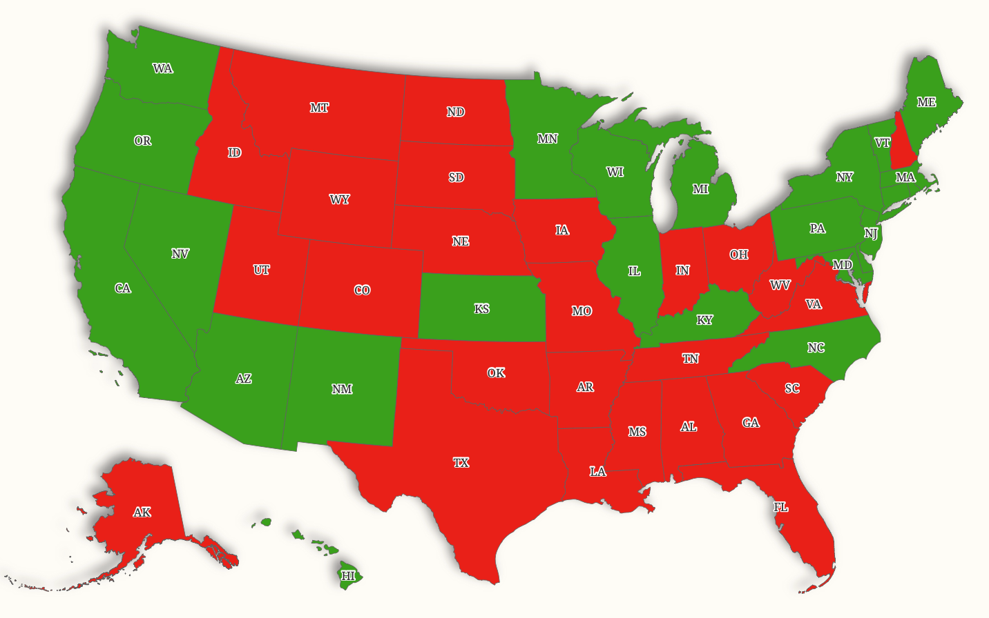 Map shows states suing Trump admin over SNAP benefits