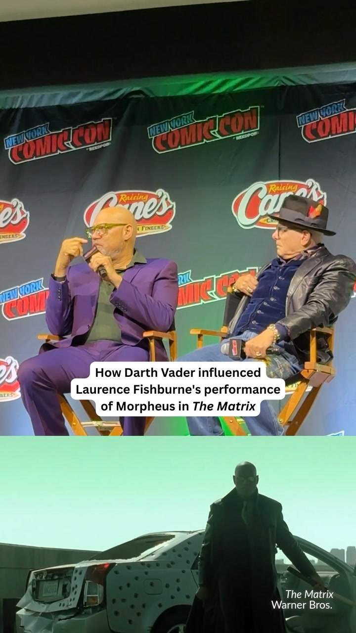How Darth Vader Influenced Laurence Fishburne’s Performance of Morpheus ...