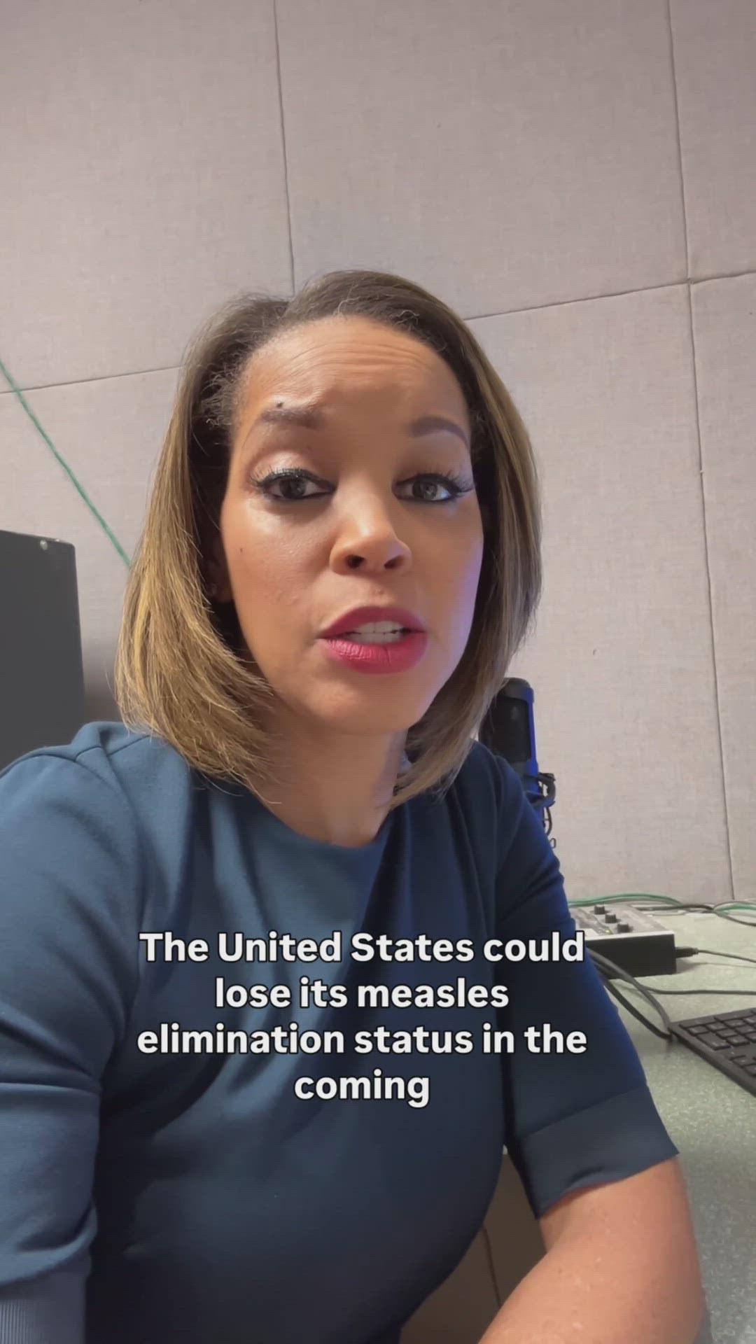 Measles elimination status at risk for the US