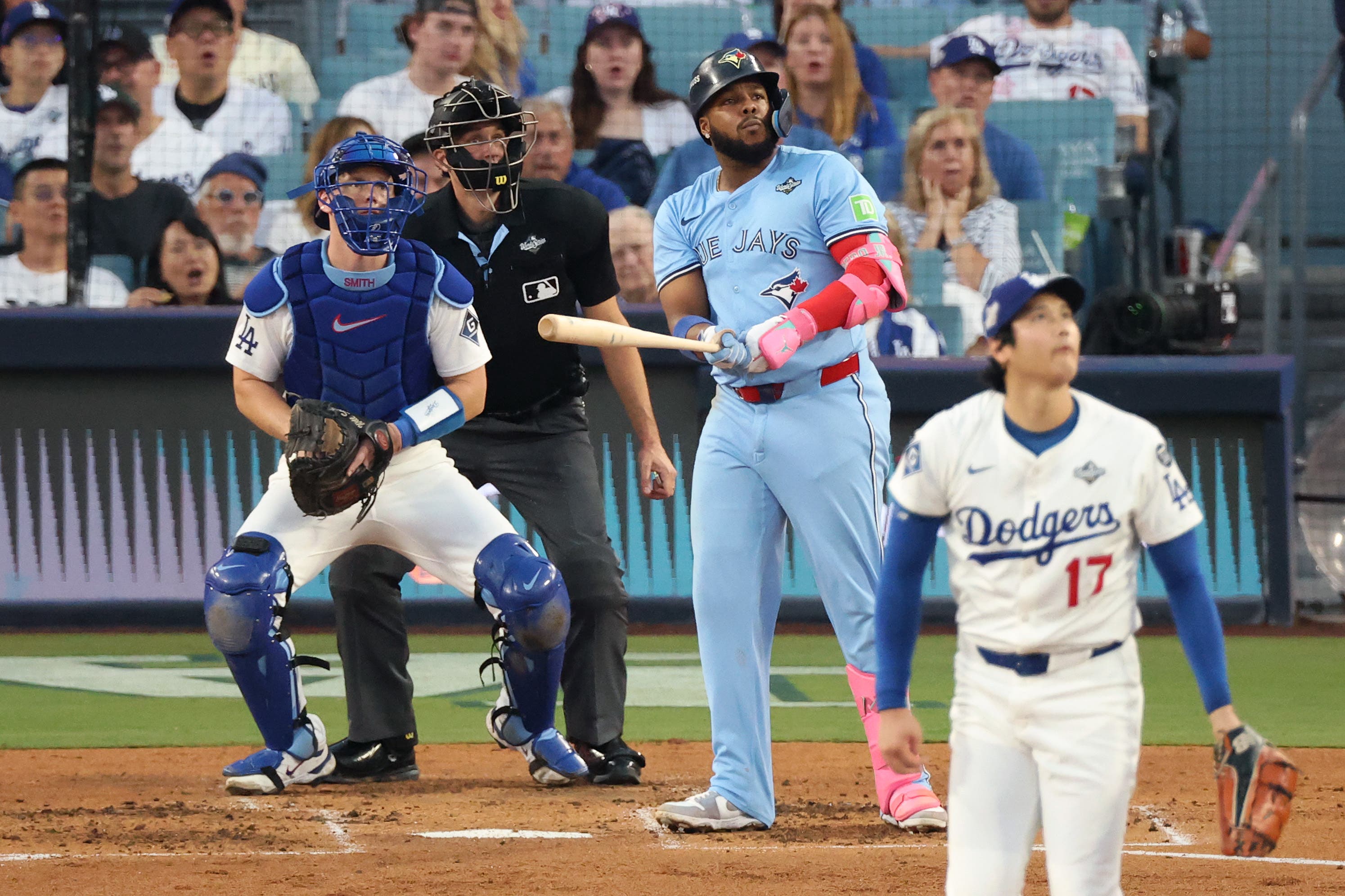 Blue Jays' Vladimir Guerrero Jr. sends Shohei Ohtani message after homer