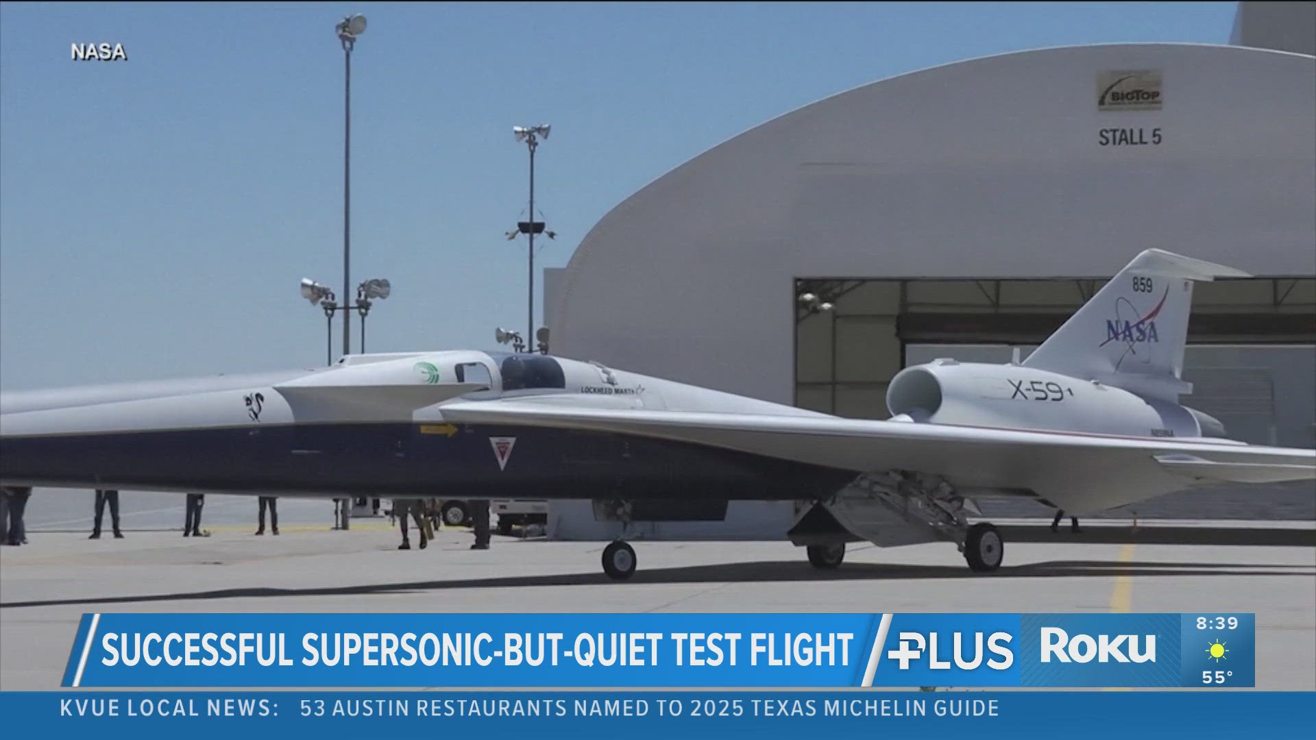 NASA tests silent supersonic jet over California