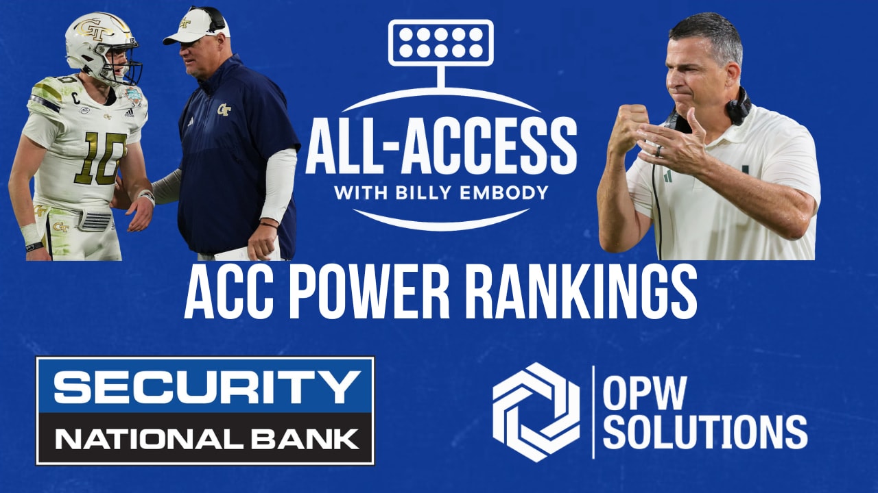 All-Access AM: ACC Power Rankings entering November