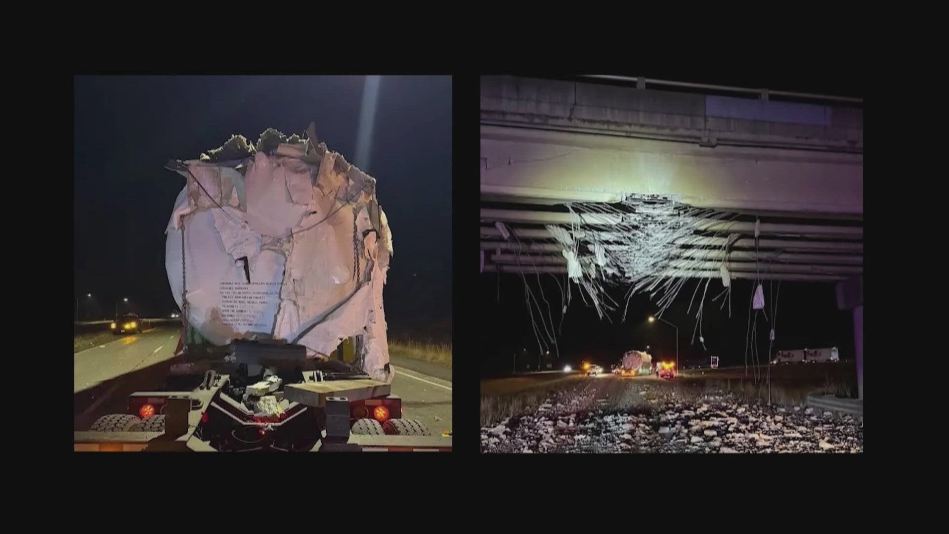 Sources I 90 Overpass Crash Near Cle Elum Was Captured On Video