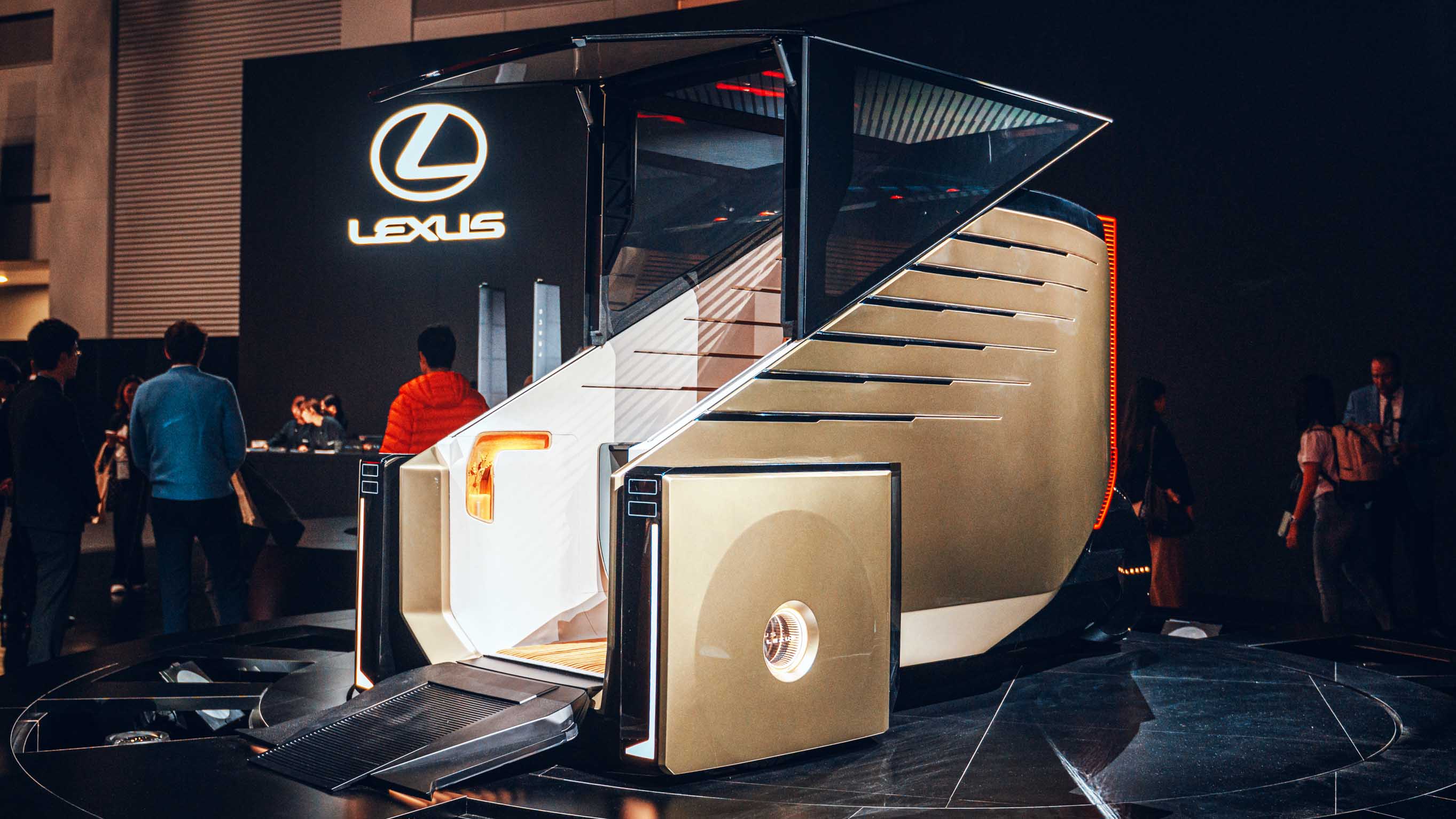 The Lexus Micro LS Concept is a self-driving Peel P50 from 2050
