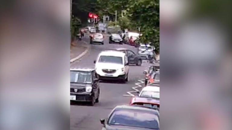 Teen on stolen motorbike crashes into car at 70mph in shocking video