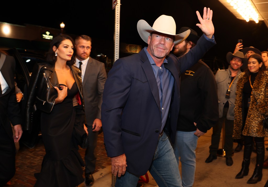 Taylor Sheridan arrives at the premiere of “Yellowstone” Season 5 in November 2022. Getty Images for Paramount