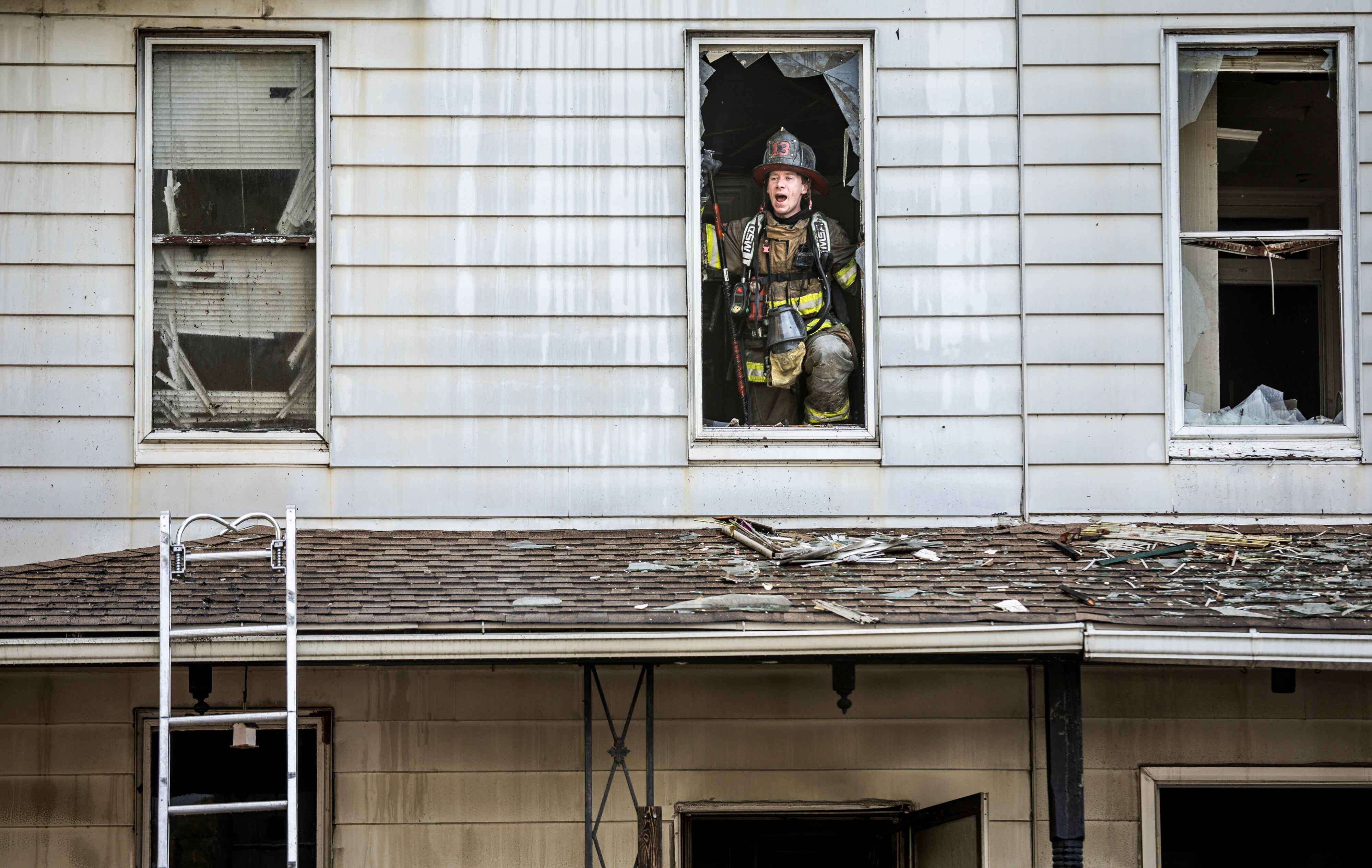 Crews battle Cumberland County house fire