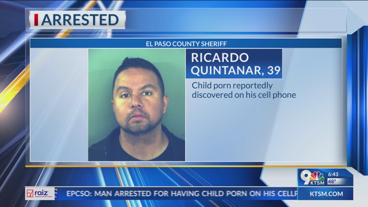 EPCSO: Man arrested for having child porn on his cellphone