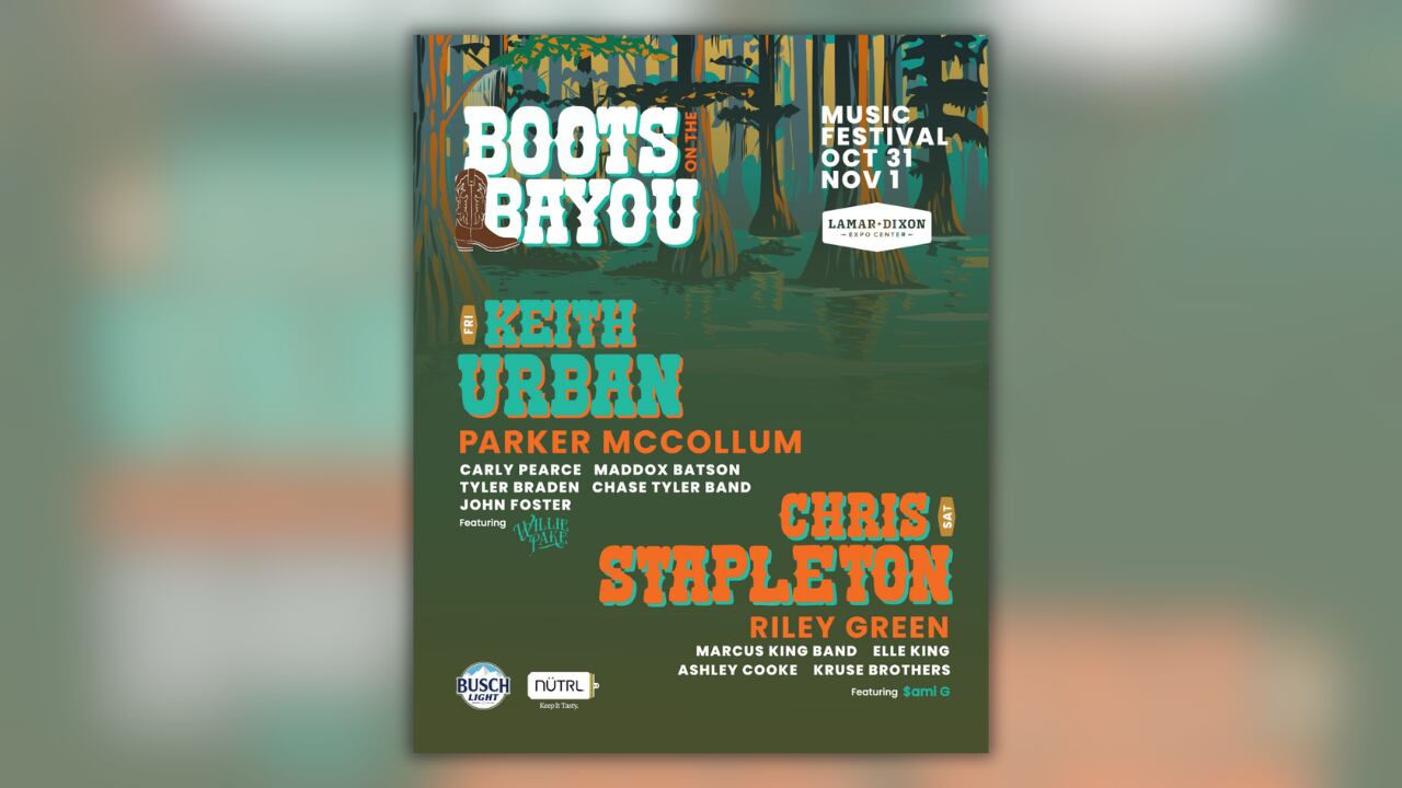 BOOTS ON THE BAYOU: Keith Urban Chris Stapleton to headline Gonzales