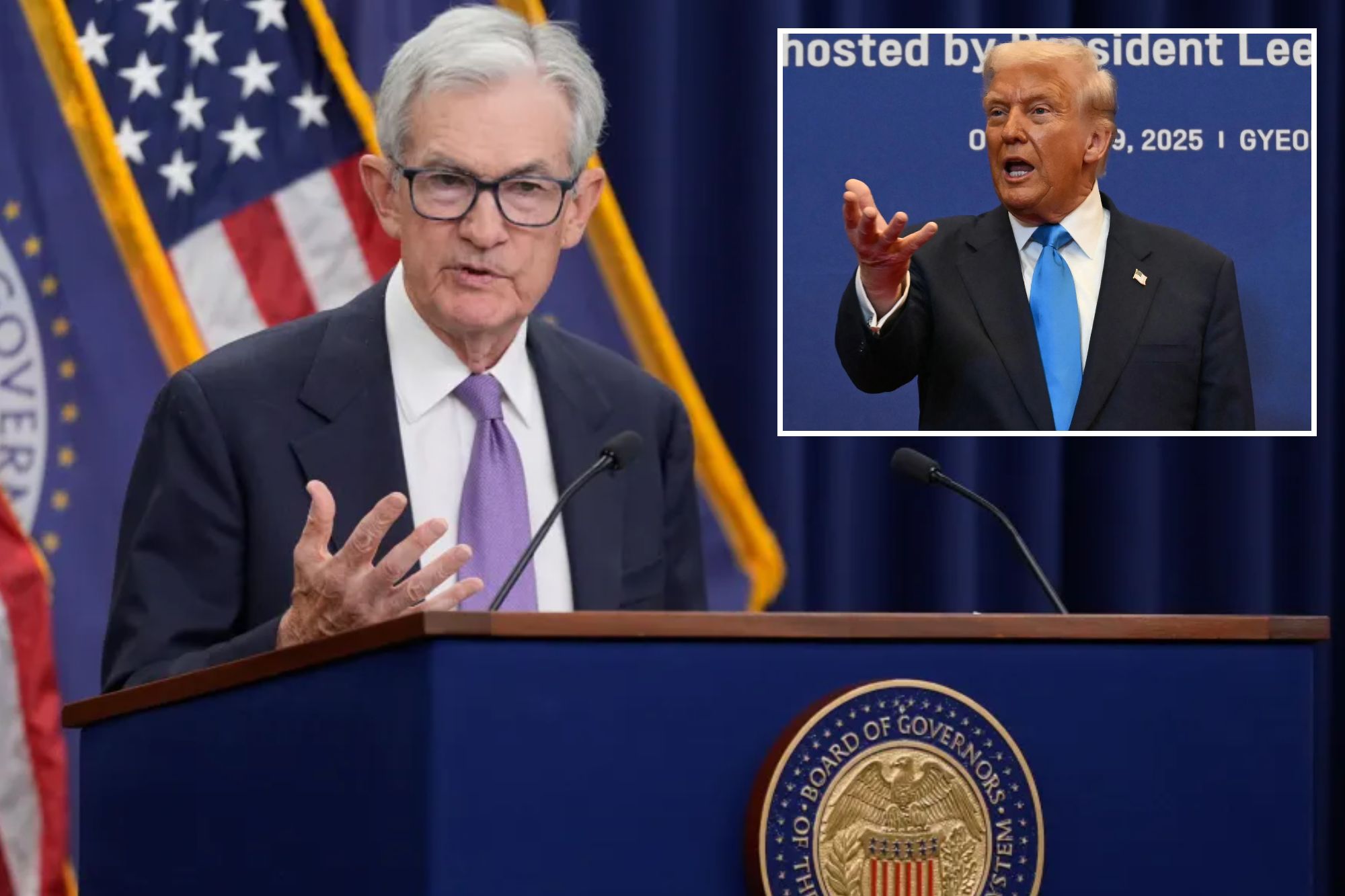 Fed cuts interest rates by quarter point for second time in a row ...