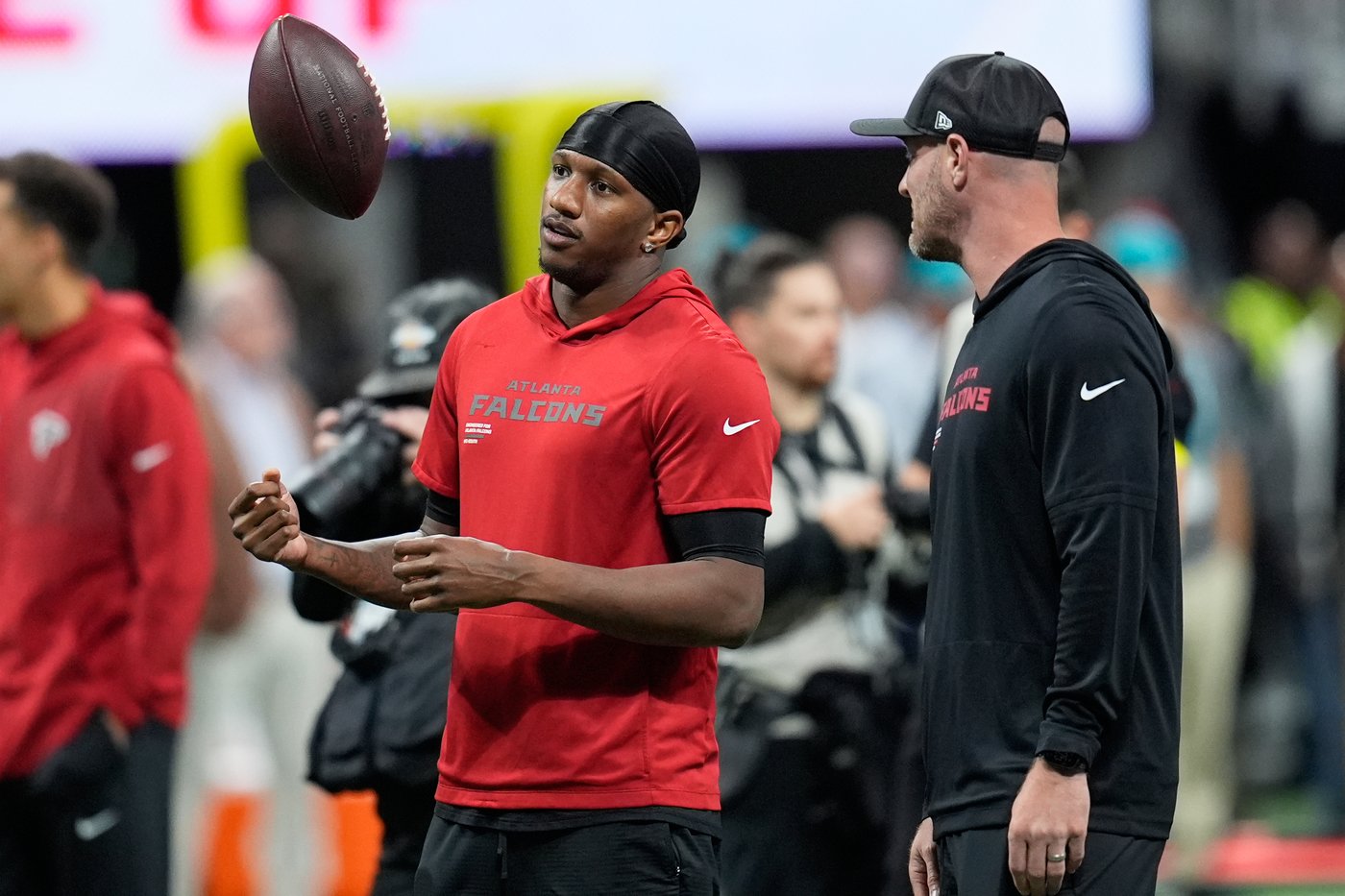 Falcons' Penix and London Ready for Pats Showdown