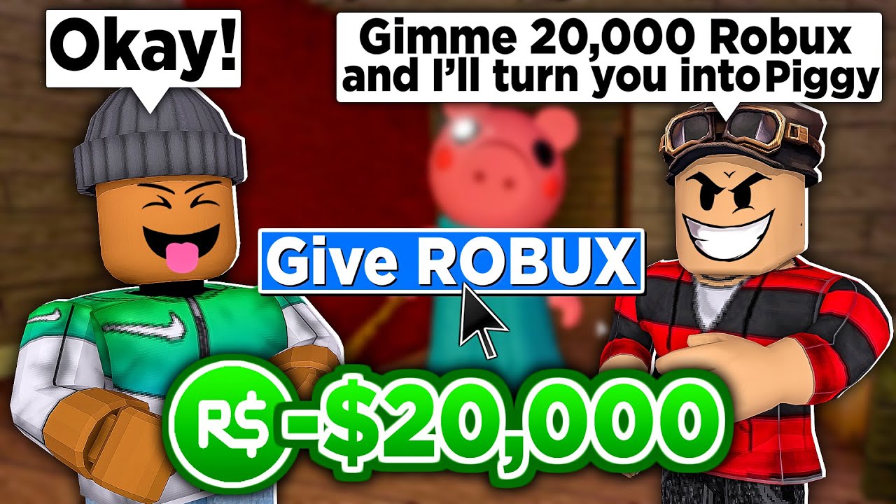 Scammed in a Roblox Piggy game: What happened