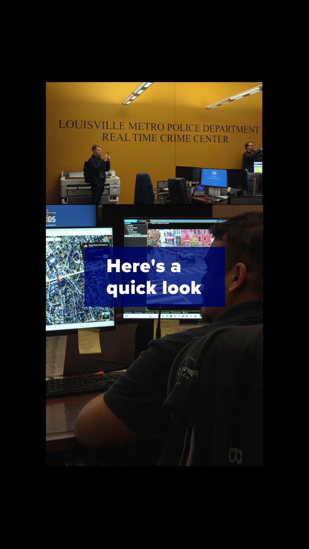Behind the scenes of LMPD's real-time crime center
