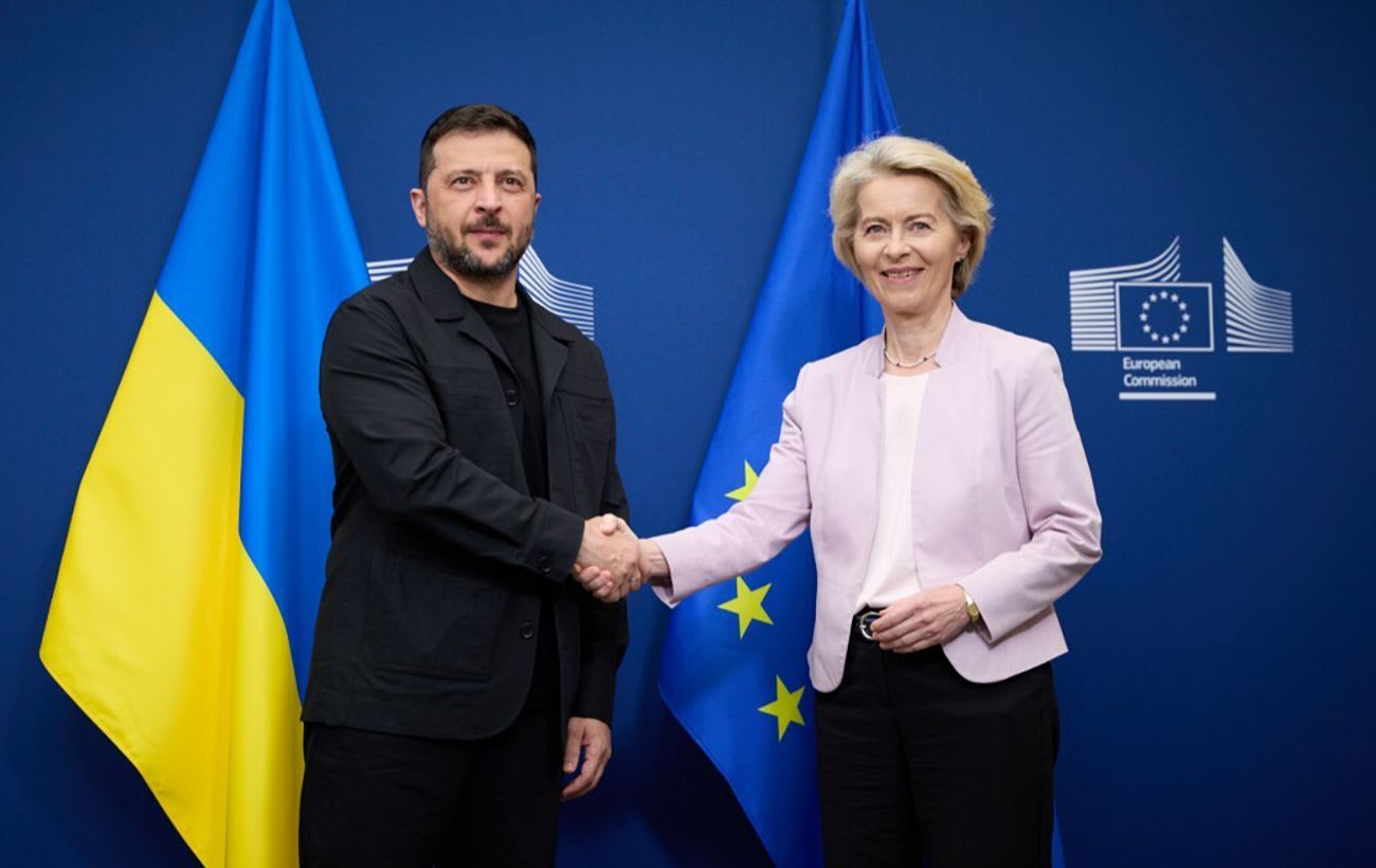 Photo: Ukrainian President Volodymyr Zelenskyy and European Commission President Ursula von der Leyen (Getty Images)
