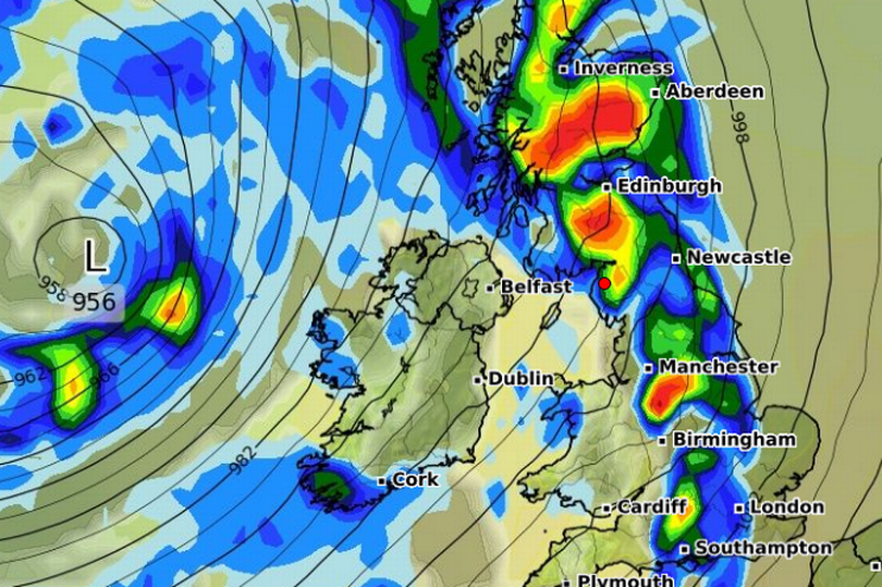 Britain to be battered by rain and wind as weather maps show worrying sign