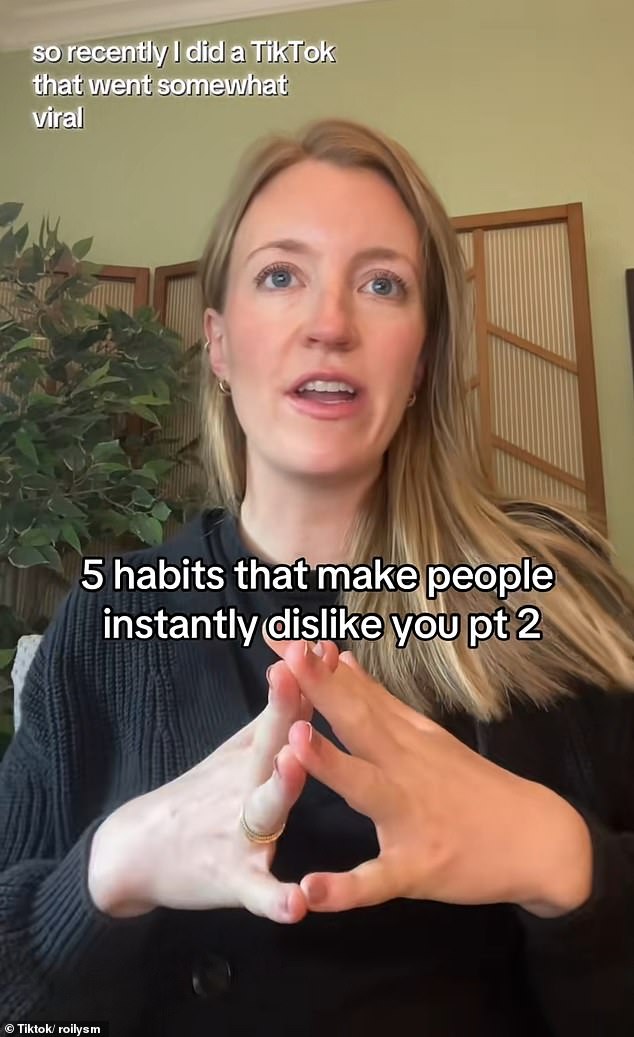 Expert reveals five common habits that make you instantly unlikable