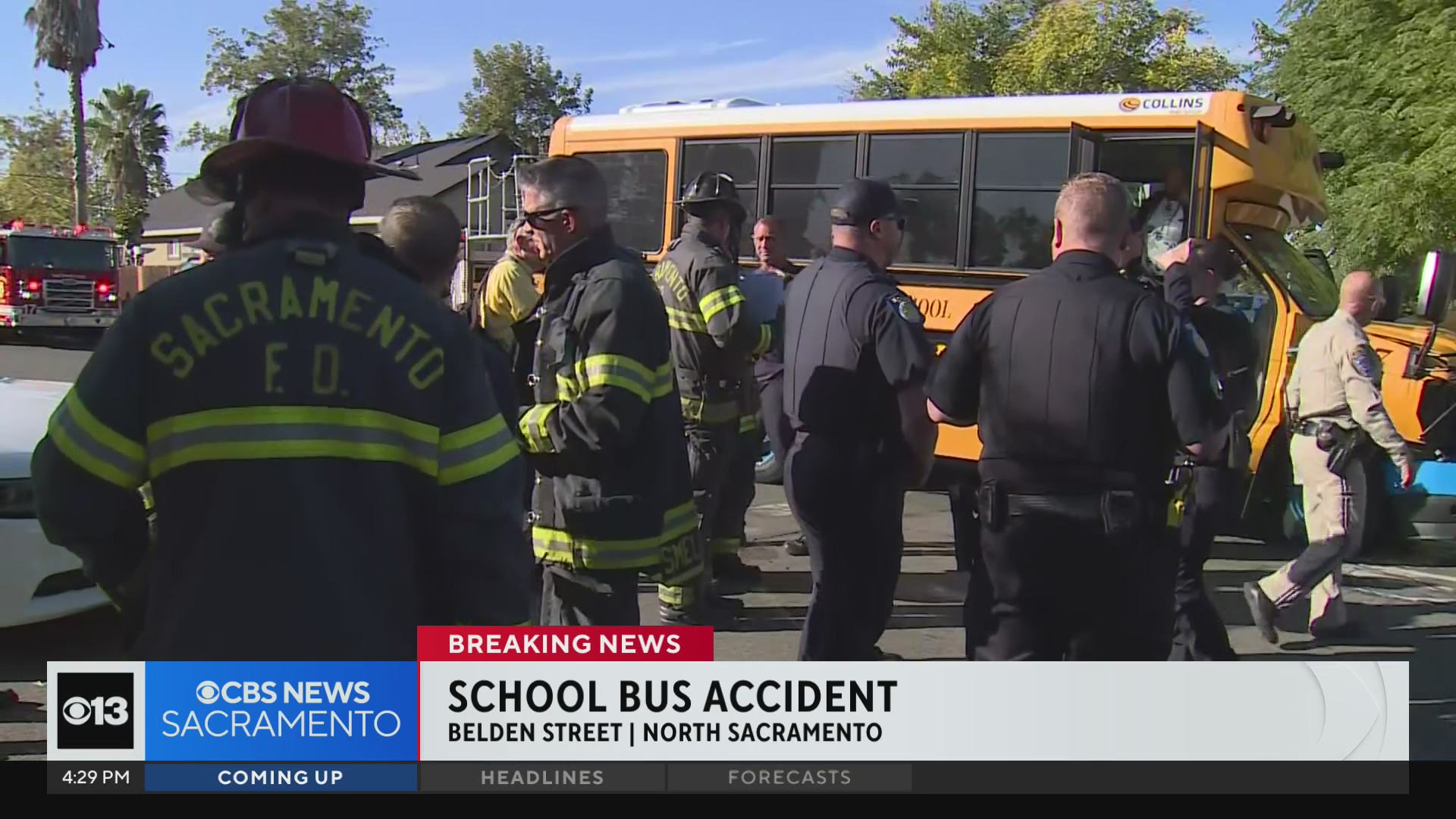 Sacramento school bus carrying students with disabilities involved in crash