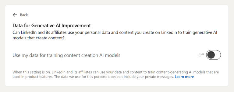LinkedIn will use your data to train its AI models unless you opt out