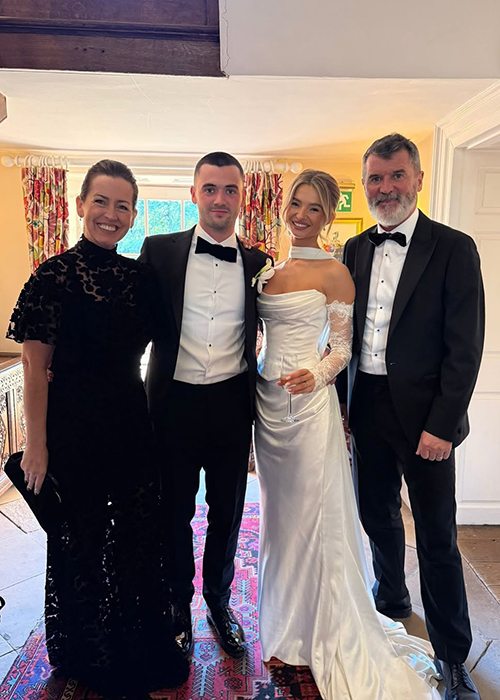 Roy Keane Shares Rare Moment with Wife at Son's Wedding