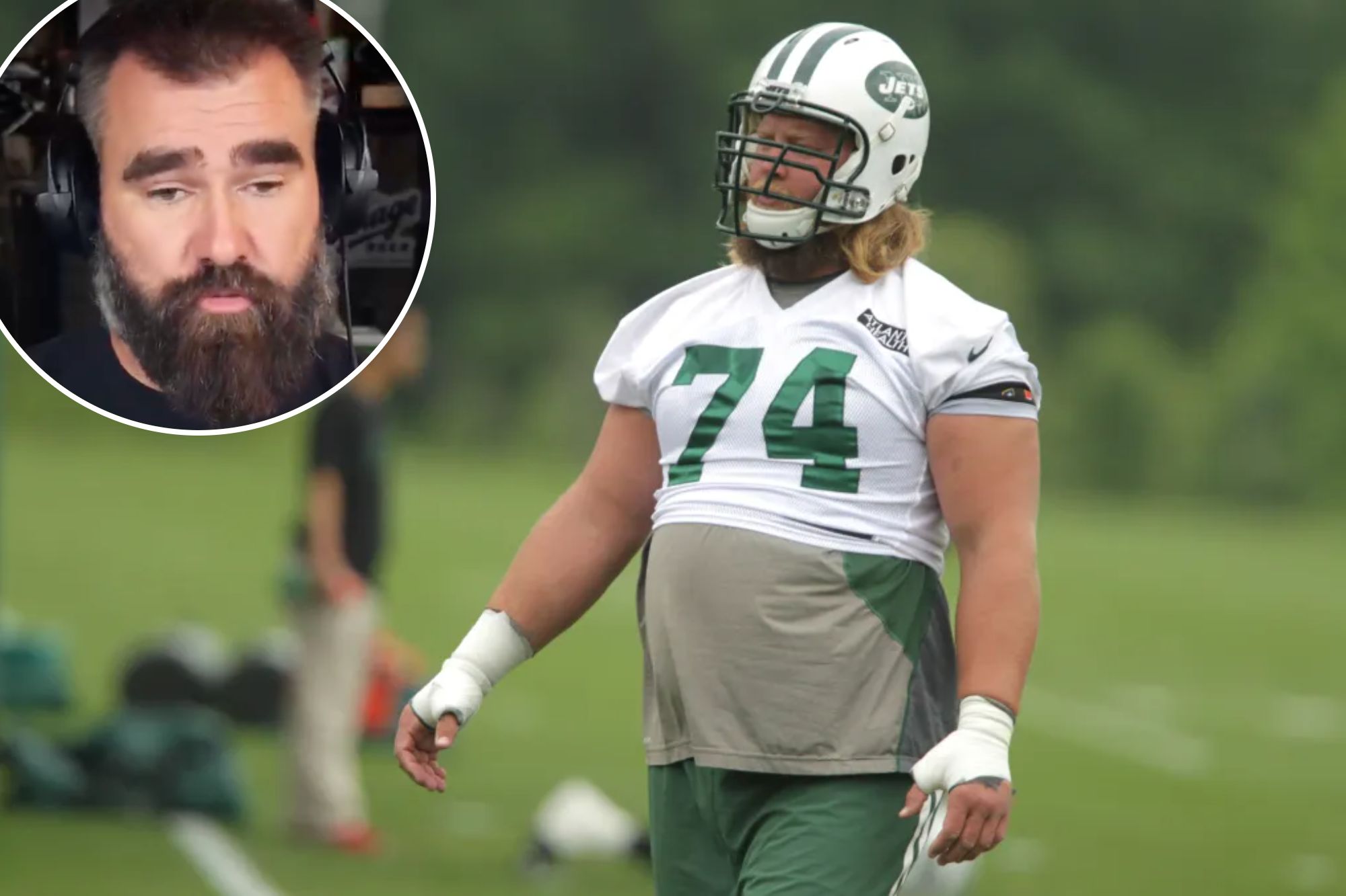 Jason Kelce pays heartfelt tribute to Nick Mangold after Jets legend’s