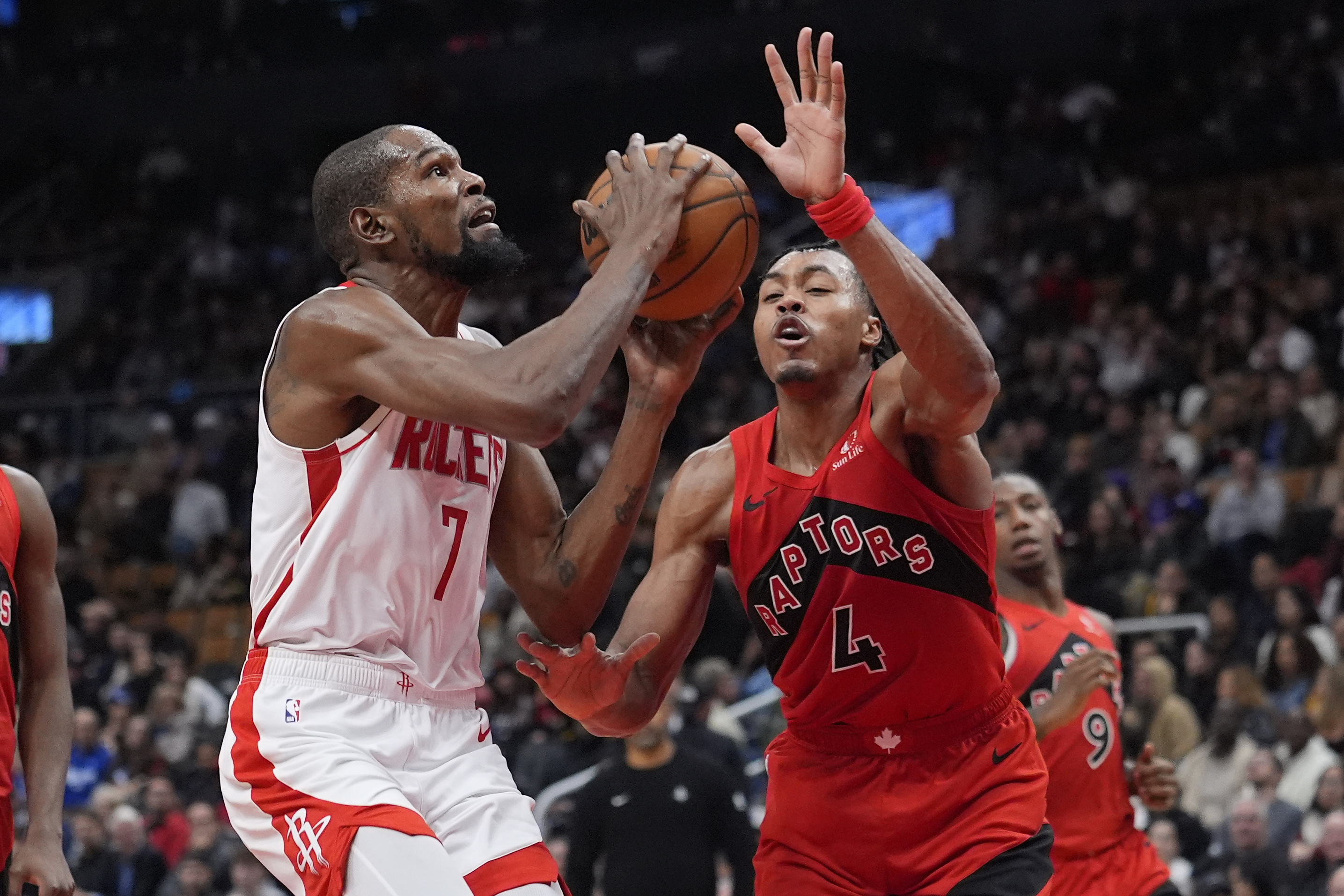 Rockets win a barn burner versus Raptors 139-121