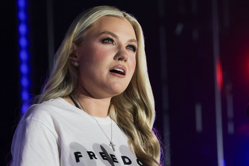 Tearful Erika Kirk's bold four-word message to Turning Point supporters  after Charlie Kirk's death