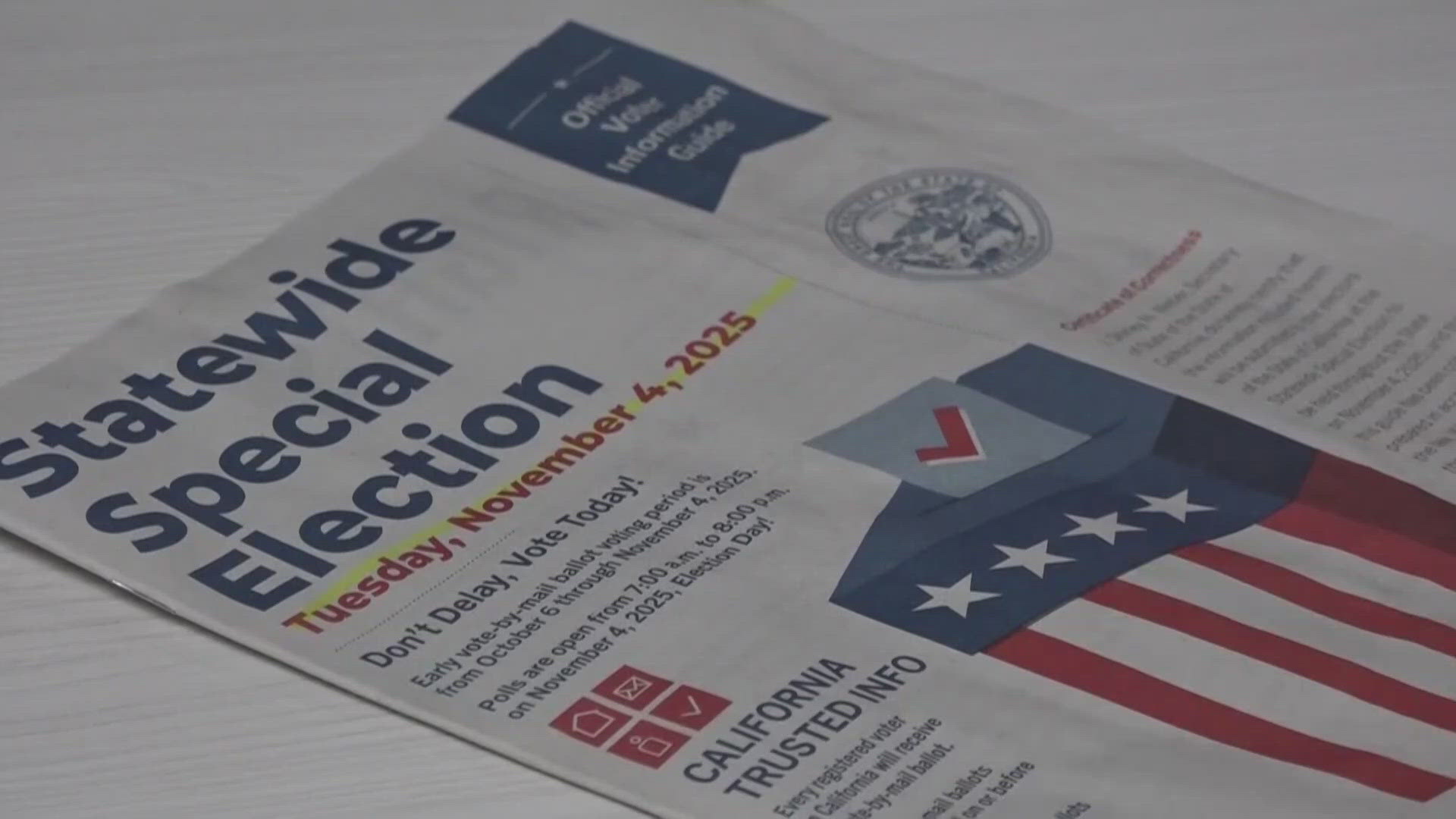 Polls show Prop 50 leading as California prepares for special election