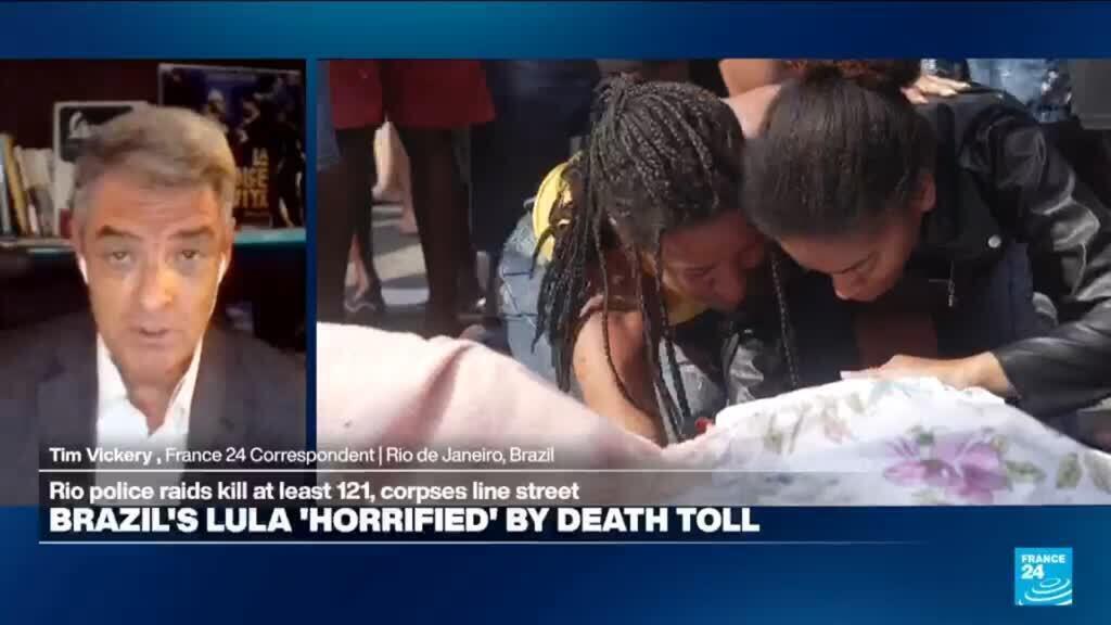 Brazil's Lula 'horrified' by death toll in Rio de Janeiro anti-gang raids
