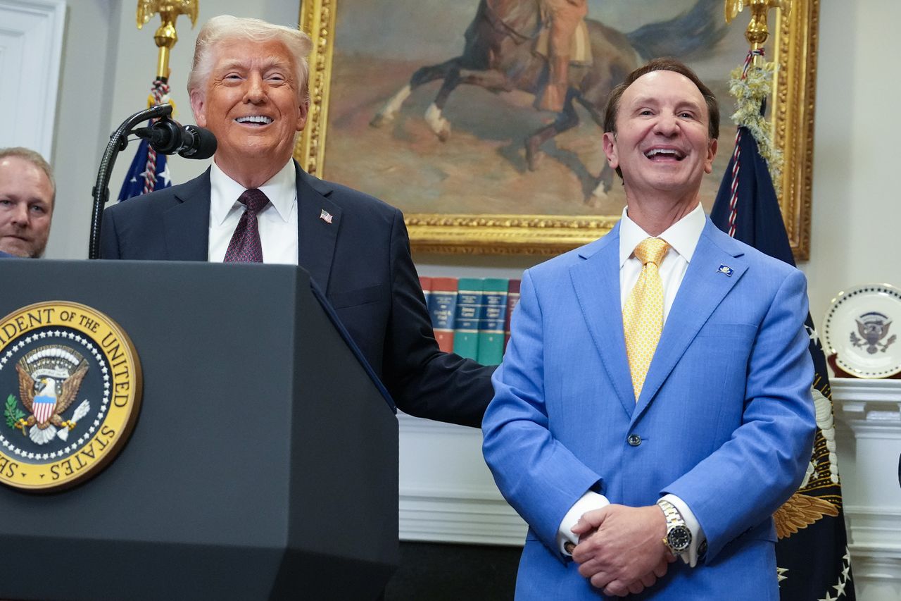 Louisiana Governor Floats Letting Donald Trump Pick LSU's New Football Coach  After Brian Kelly's Firing