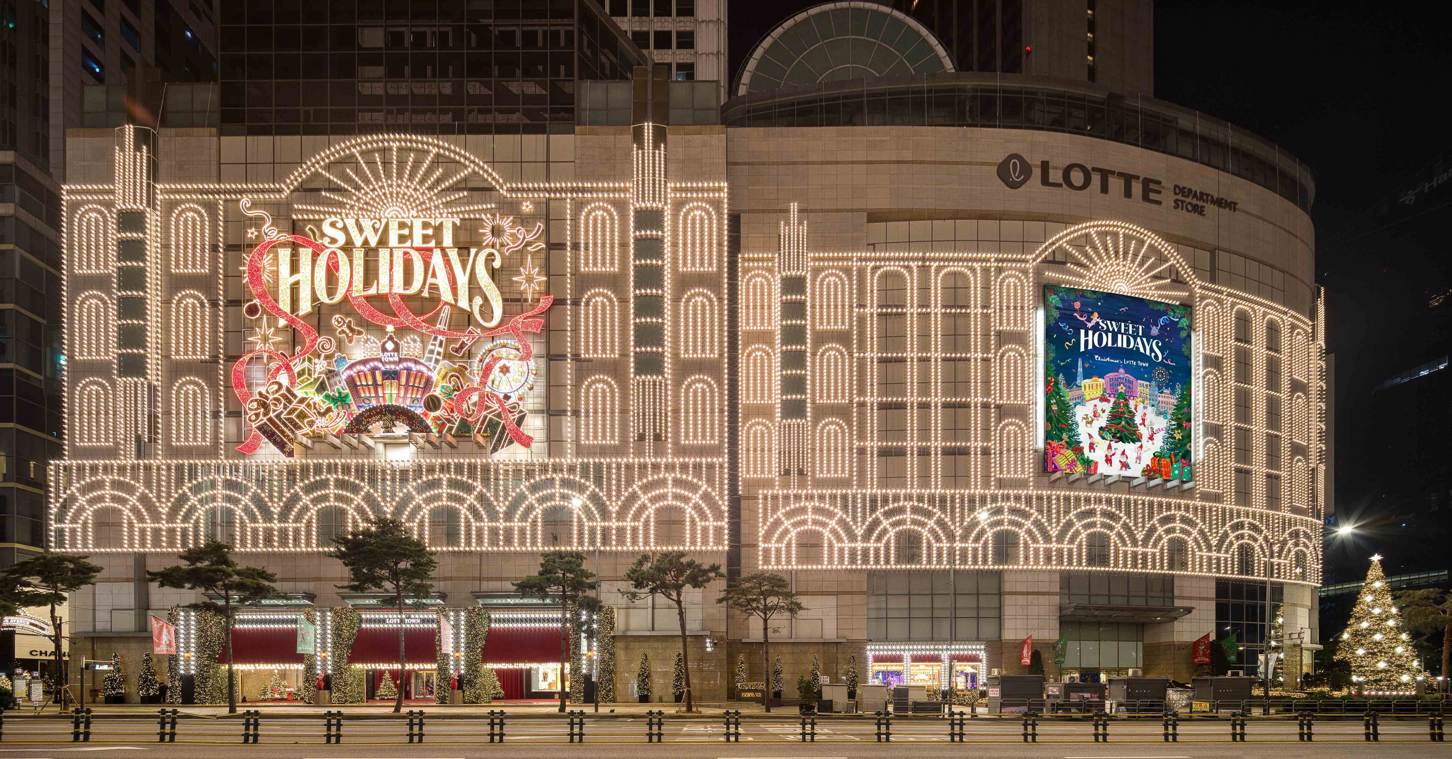 Lotte Department Store Unveils Christmas Decorations Nationwide