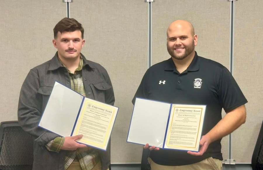 Pennsylvania State Troopers shot in Franklin County honored for bravery