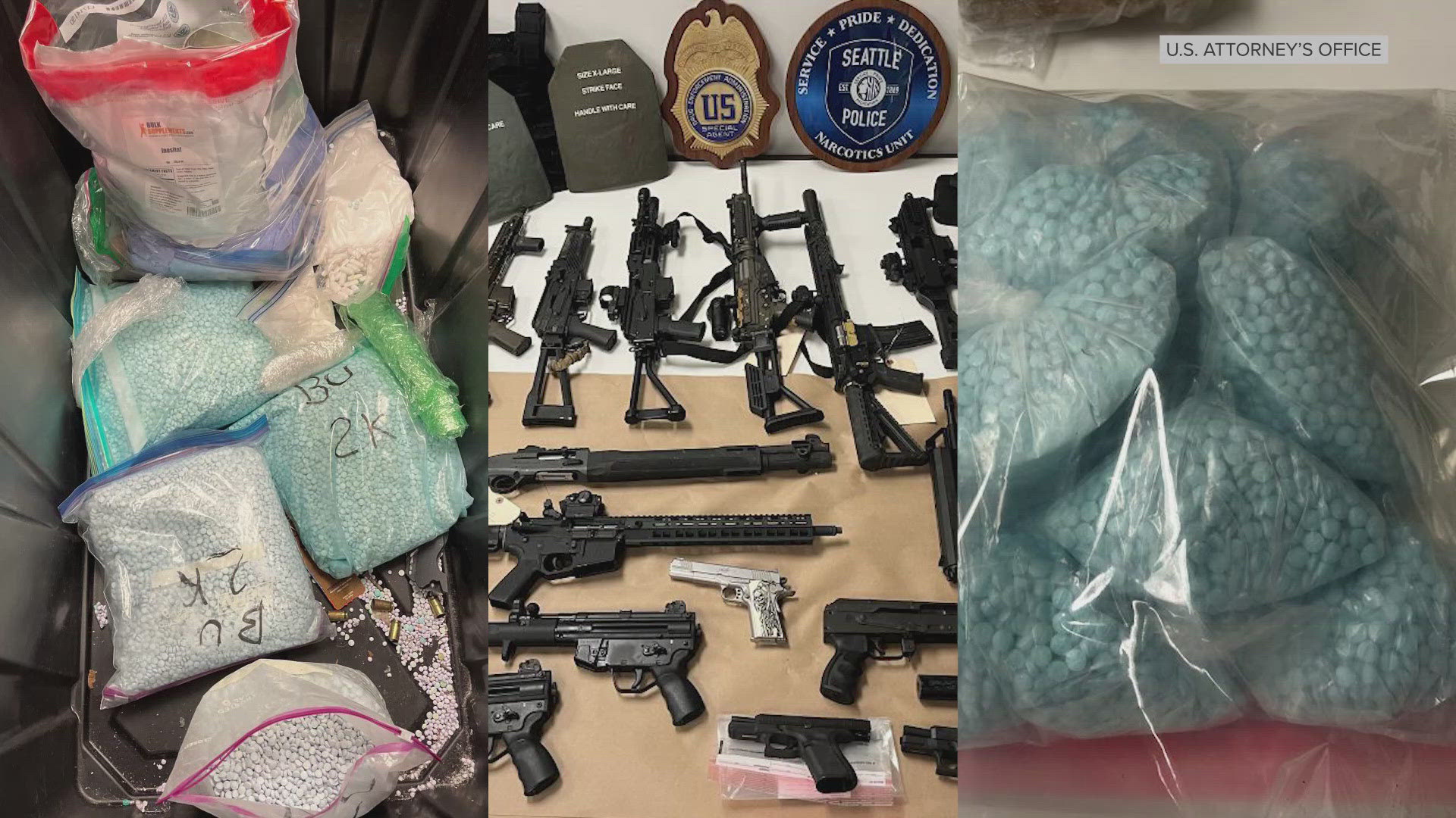 10 arrested in major drug, gun trafficking bust