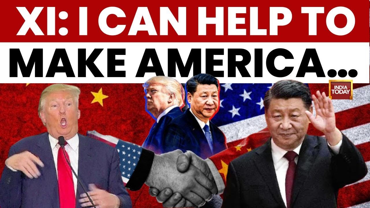 Xi Jinping To Trump: 'I Can Help Make America Great Again' | US-China ...